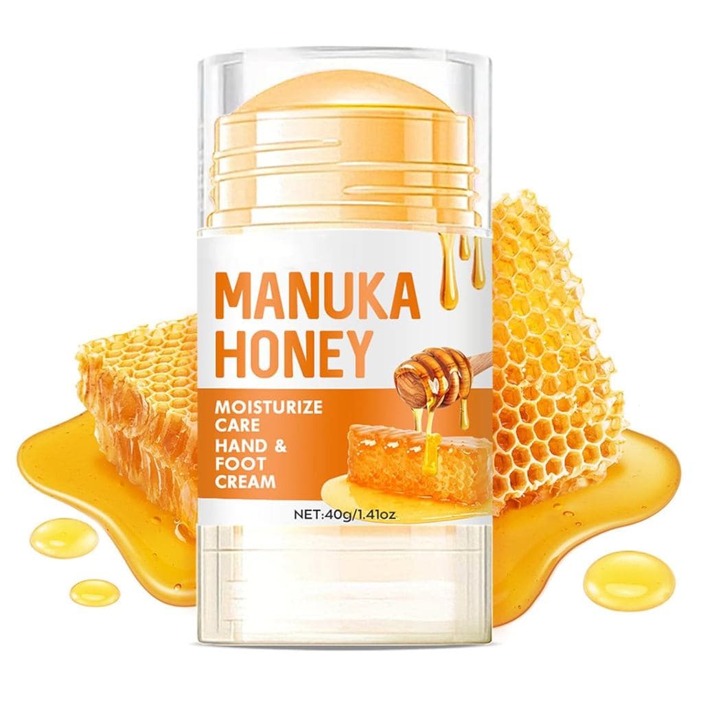Bálsamo para os Pés com Mel de Manuka Grospe, Creme Hidratante e Esfoliante para Calcanhares e Pés Secos e Rachados, Cui