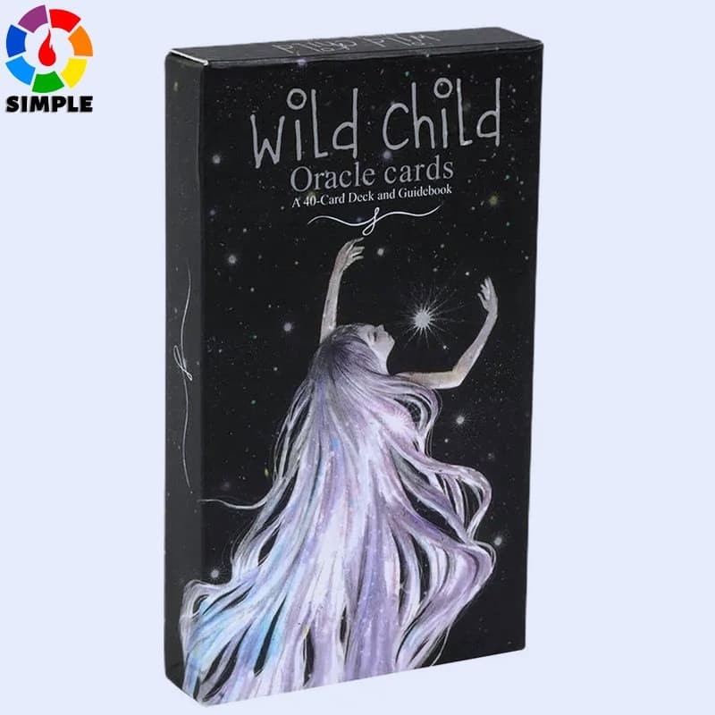 Wild Child Oracle 40pcs Card Deck Indie Oracle Deck Beautifully Illustrated Tarot Card Game
