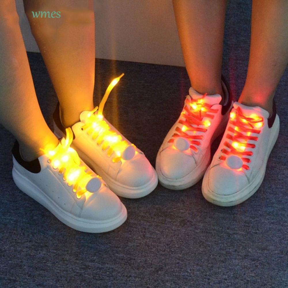 WMES1 Cadarços Led Legais Sapatos De Patinação Esportivos Decoração De Festa Luminosos Acessórios