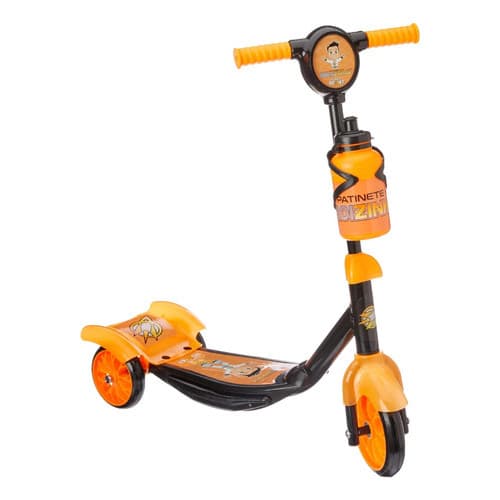 Patinete Heroizinhos Super Rocket 3 Rodas Duplo Freio - Unik item de mostruario