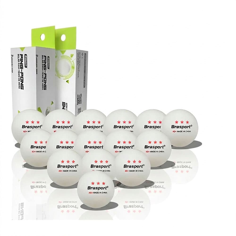 Kit 15 Bolinhas Tenis Mesa Ping Pong 3 Estrelas Profissional
