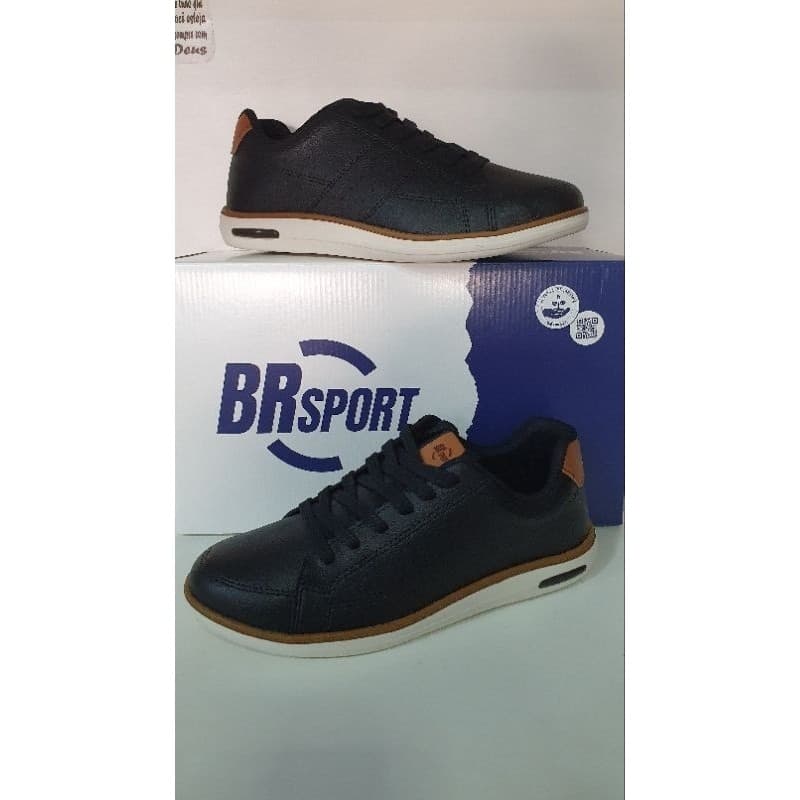 Sapatênis Masculino BR Sport Casual Confortável Leve Original para Dia a Dia Solado Antiderrapante