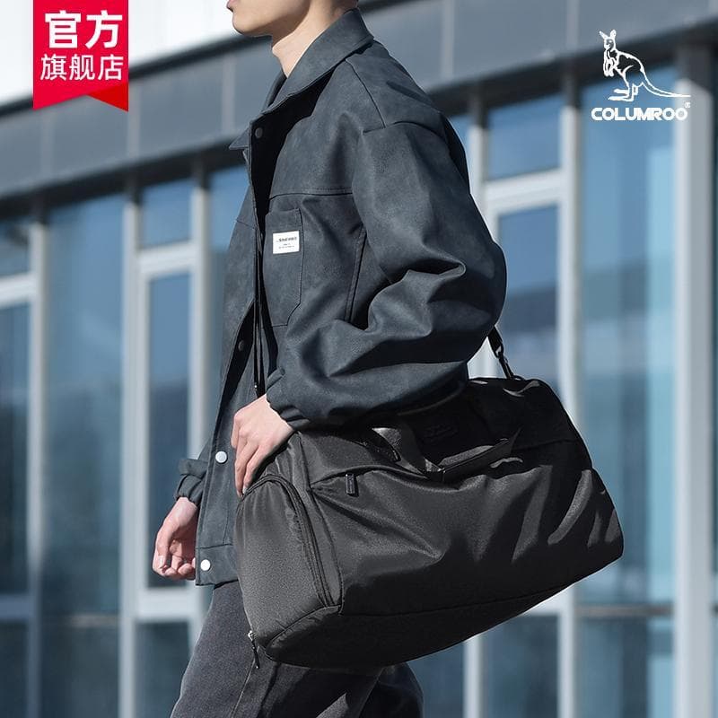 Bolsa de viagem masculina moda esportes ao ar livre bolsa de ginástica