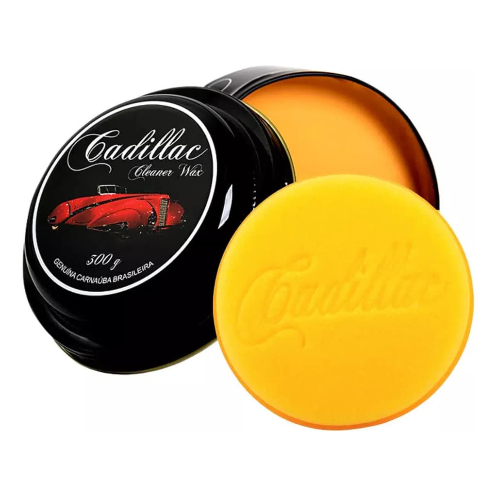 Cera Em Pasta Em Pote Cadillac Cera Carnauba Cleaner Wax Automotiva Brilho 300g