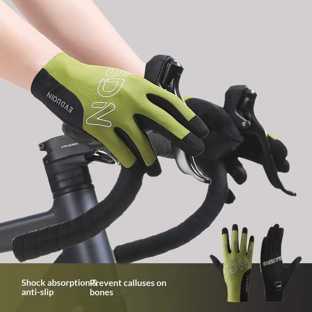 Luvas de proteção solar para ciclismo, meio dedo, verão, homens, mulheres, Fitness, antiderrapante, respirável, absorção