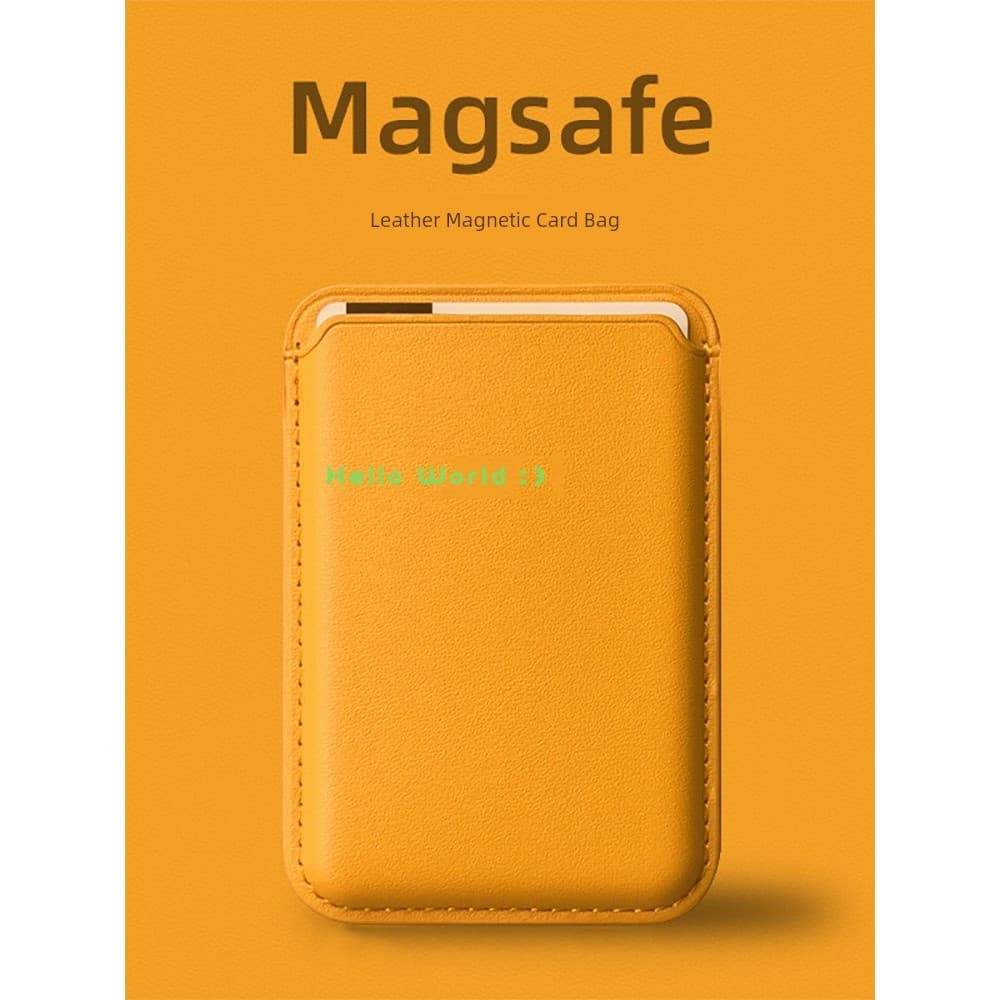 carteira magsafe Código do programador Fliton suporte de cartão magnético magsafe adequado para capa de telefone Apple 1