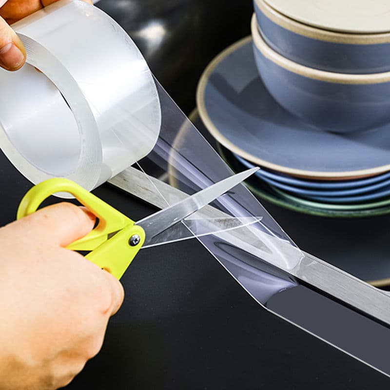 Adesivo à prova d'água para pia de cozinha, fita à prova de mofo para costura de vaso sanitário, adesivo de linha de pé