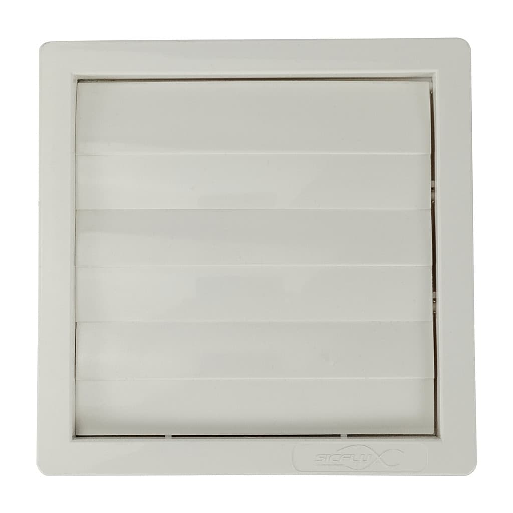 Grade Externa Para Saída De Ar Auto Fechante 100mm
