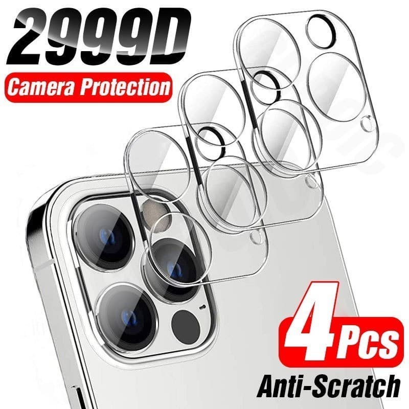 Protetor de lente de vidro 3D para iPhone 11 12 13 14 15 16