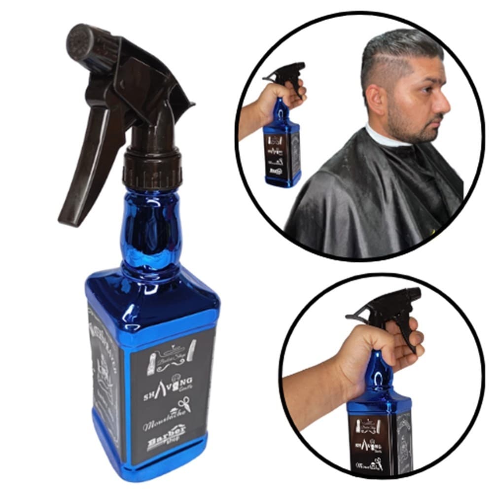 Borrifador Spray de Água para Cabeleireiro Jack Luxo Azul cod 1526