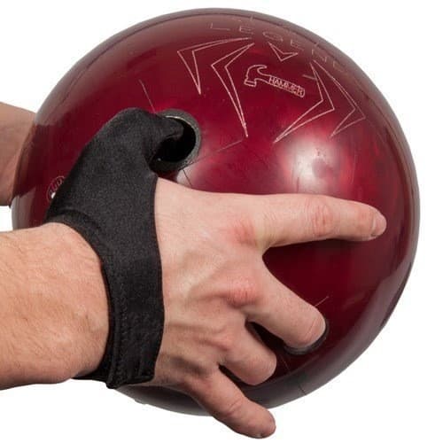 Luvas de Proteção para Dedo de Boliche Profissional, Material Antidesgaste com Mangas Elásticas para os Dedos