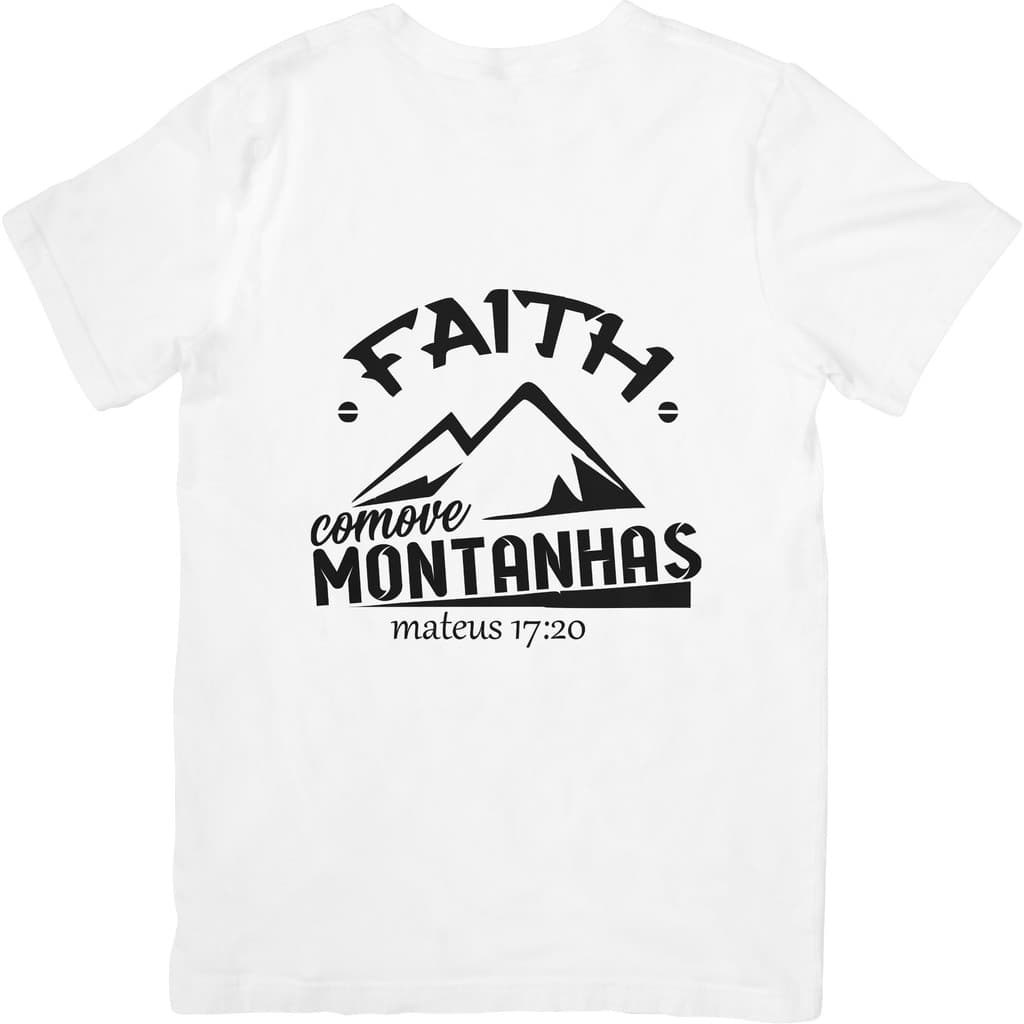 Camiseta Religiosa Deus Fé Jesus Igreja Santo Católico Evangélico
