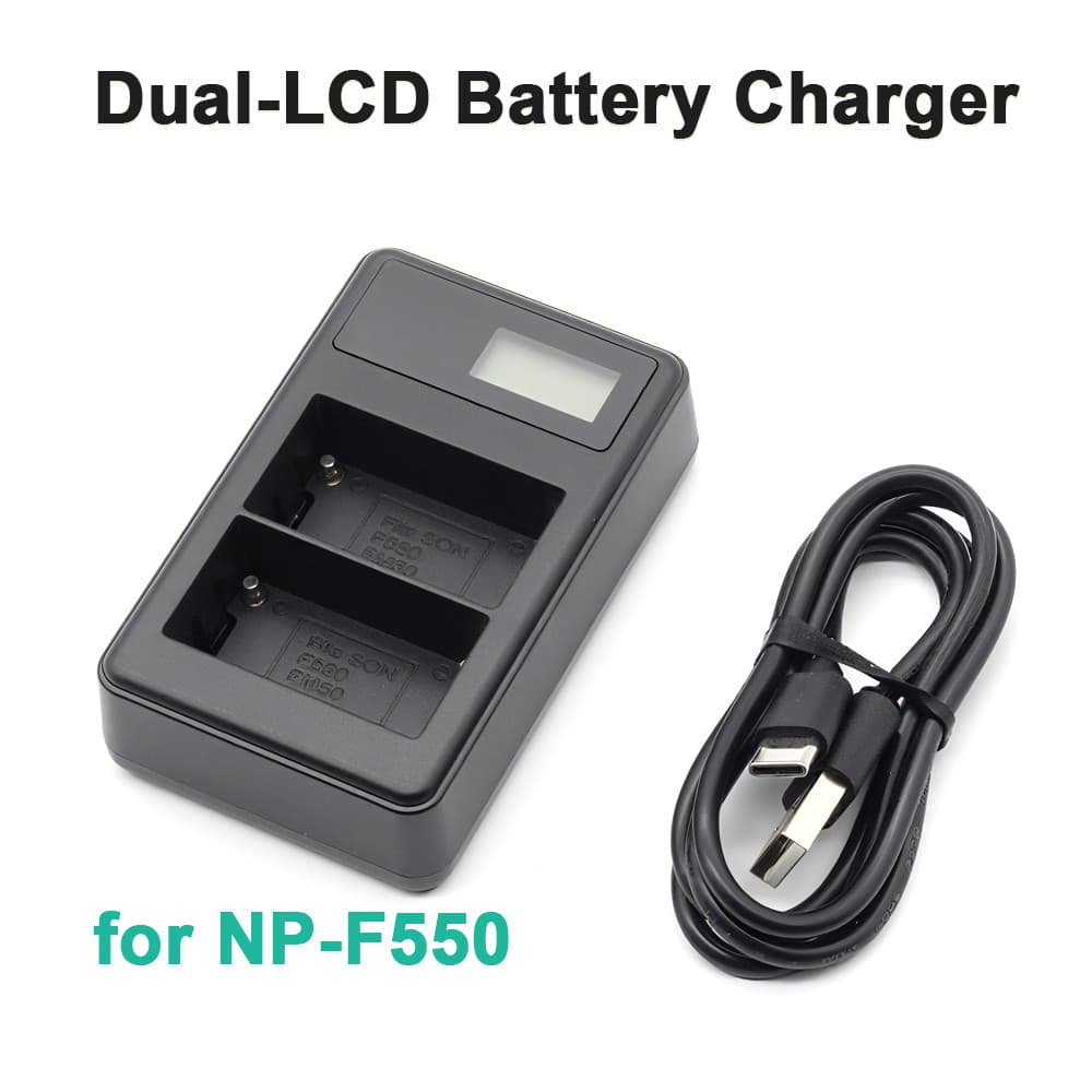 NP-F550 F550 Battery Charger SonyFM70, FM90, FM30, FM500H, FM51, FM55H