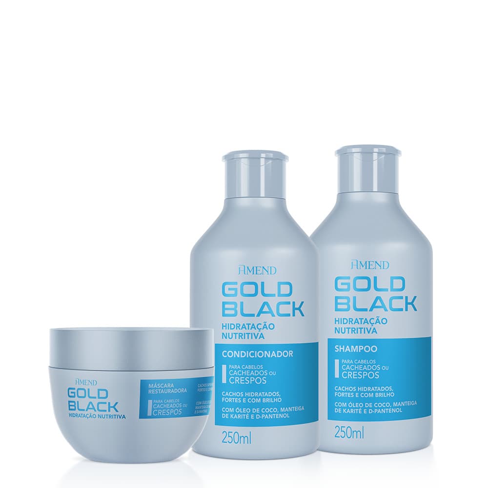 Kit Amend Shampoo + Condicionador + Mascara Hidratação Nutritiva