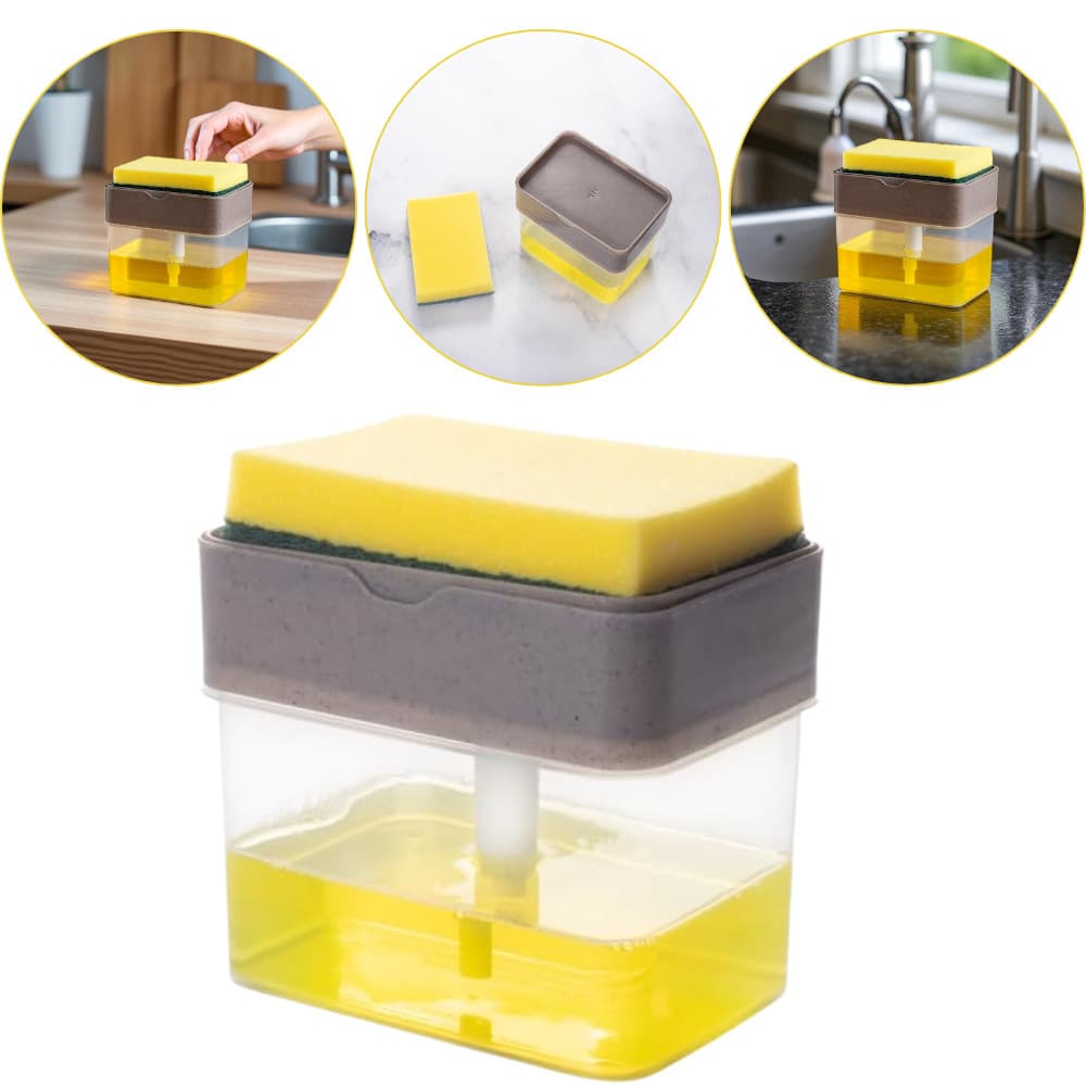 Porta Detergente de Plástico com Bandeja 520 ml