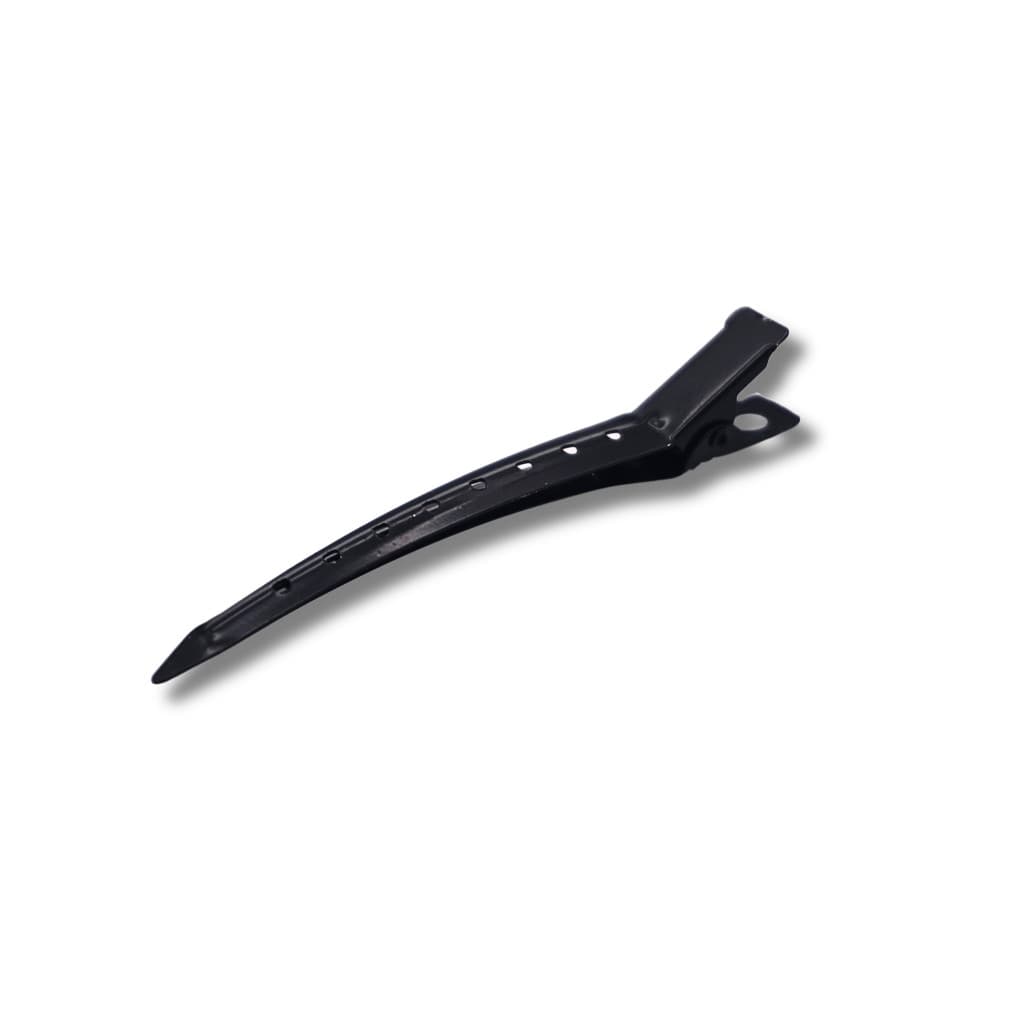 Conjunto de 12 Clip Grampo de Cabelo de Metal Leve Presilhas Para Penteado na Cor Preta de 9 cm top