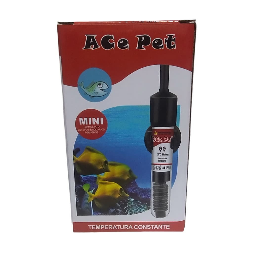 Ace Pet Mini Termostato p/aquarios até 25 litros 127V