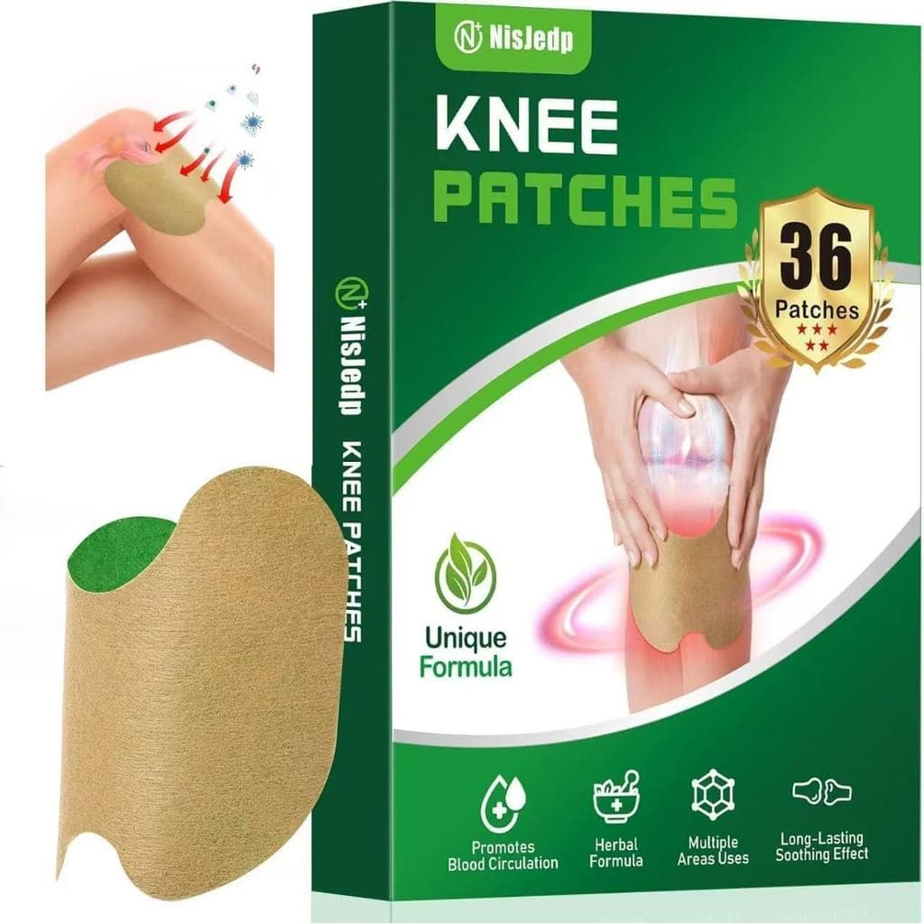 Patches, 36 Unidades - Fórmula Herbal Natural para Articulações e Músculos, Alívio de Dores nas Articulações por 8 Horas