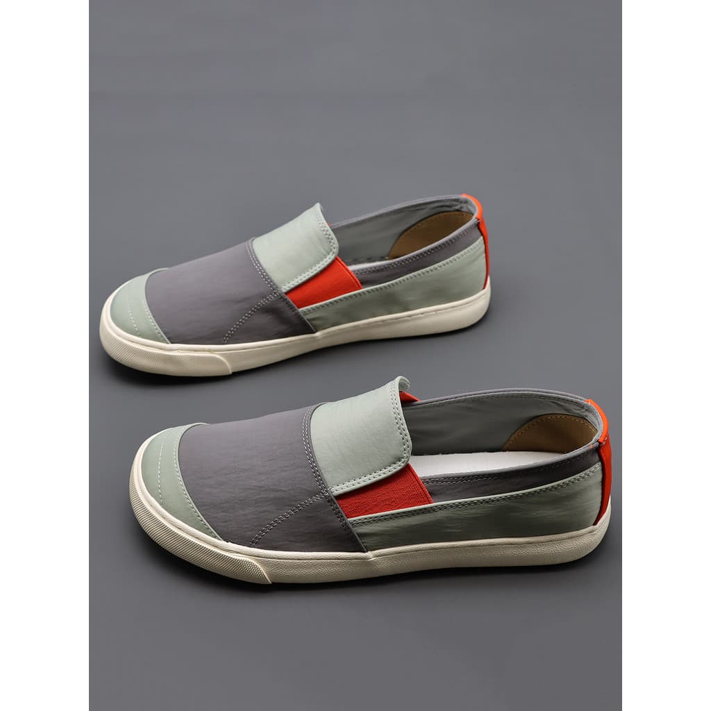 Sapatos masculinos de condução verão respirável cor combinando mocassins preguiçosos deslizamento em tênis casuais mascu