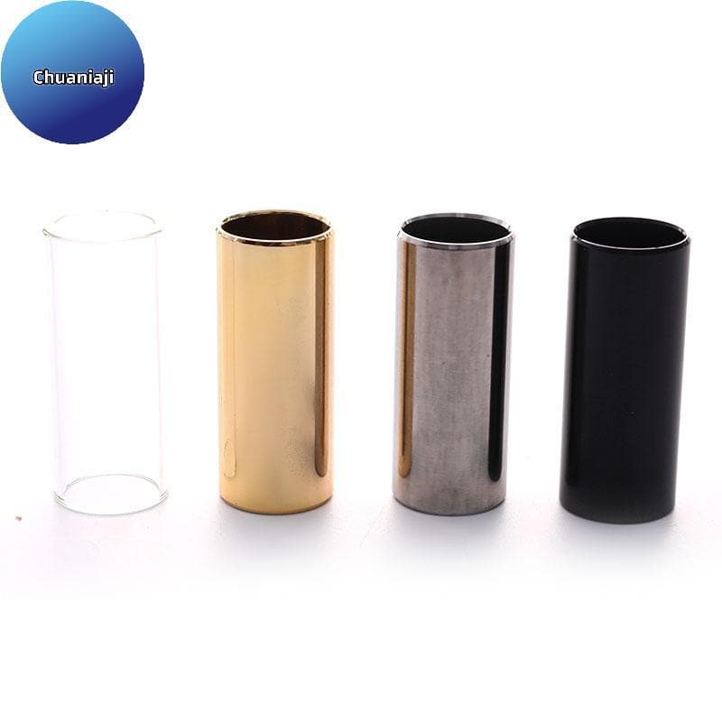 Chuaniaji 60MM Barra Deslizante De Guitarra Em Aço Inoxidável Metal/Vidro Slides De Dedo Para Ukulele BR