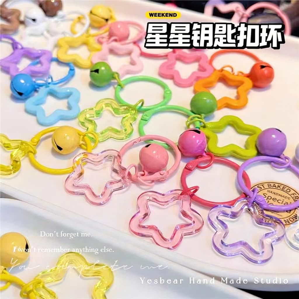Doudou chaveiro acessórios especiais pendurado fivela corrente artesanal diy anel fivela pendurado corrente pingente bur