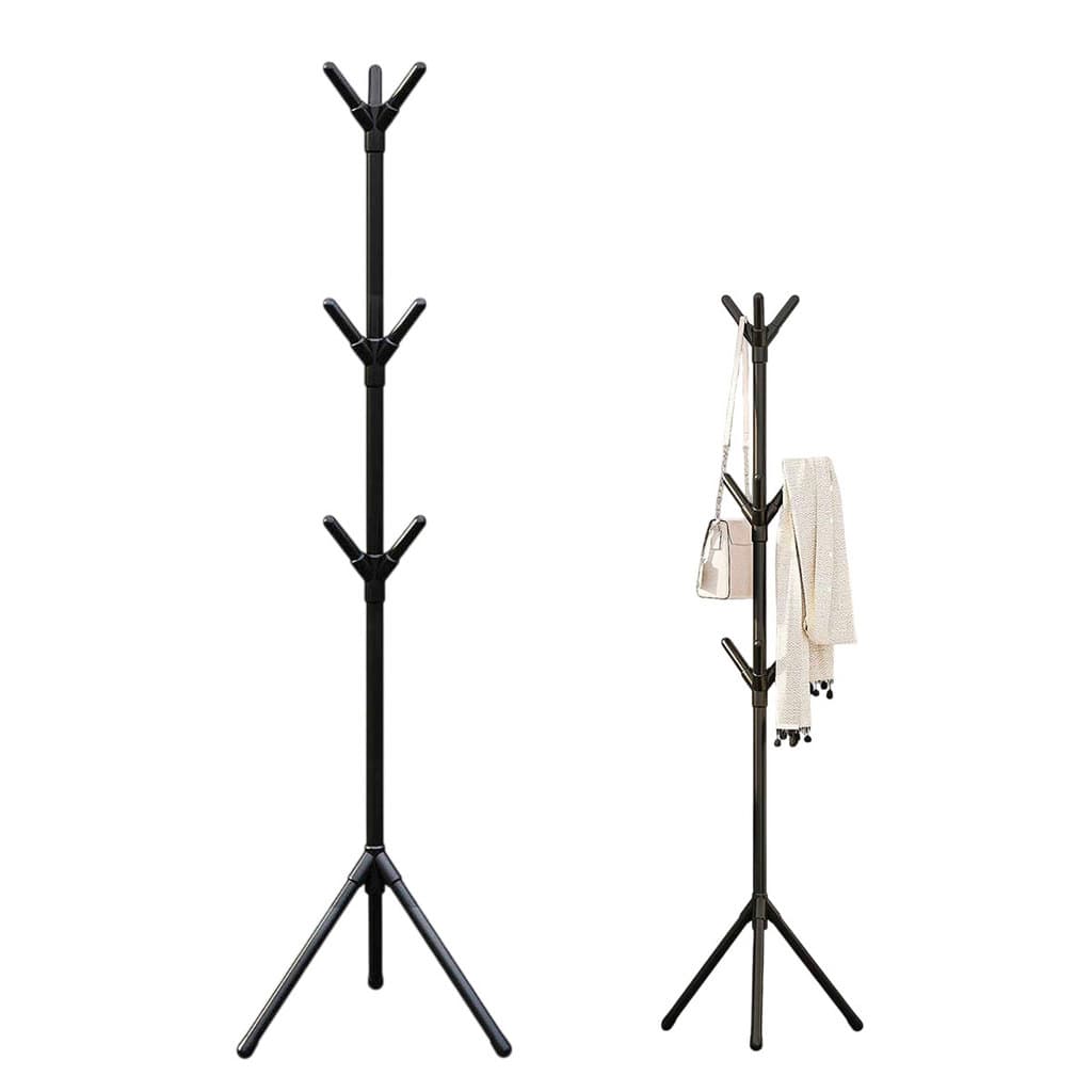 Mancebo Arara Cabideiro 9 Ganchos Multiuso Blusa Casaco Roupa Chapeu Casa Quarto Closet Bone Bolsa Toalha Organizaçao