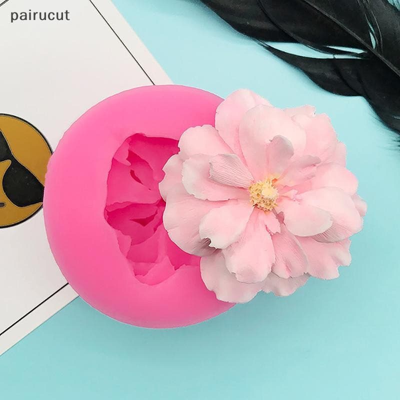 Uiu 1Pc Linda Flor Molde DIY Gesso Resina Arte Macio Silicone Fondant De Chocolate Sabão Bolo Decoração Ferramenta De Co