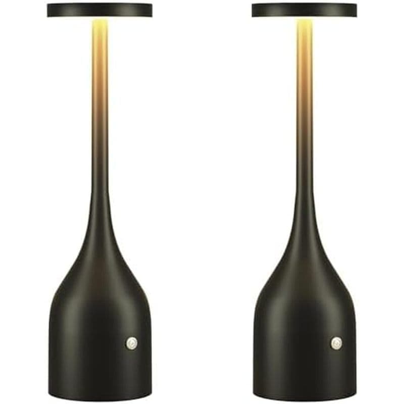 Yogaret 2 Pacotes De Lâmpadas De Mesa Recarregáveis Sem Fio , Luz LED Operada Por Bateria De 5000mAh Para Pátio Externo
