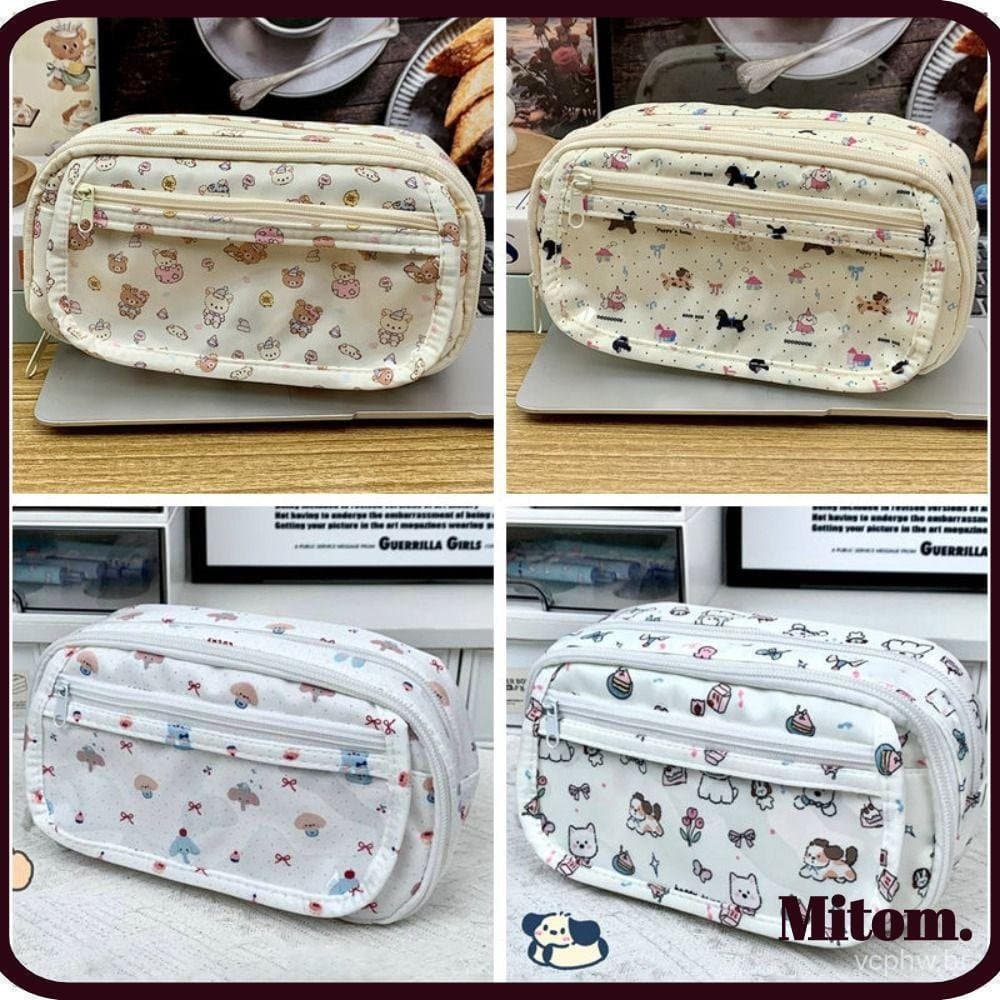 Bolsa De Caneta MITOM , Lápis De Grande Capacidade De Sete Camadas , Caixa Multifuncional De Alta Qualidade , Escritório