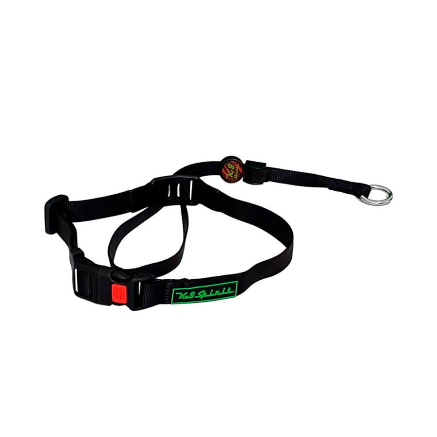 Coleira Cabresto K-9 Spirit Para Cães Preto G