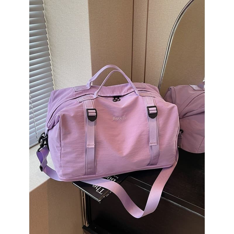 Grande capacidade de curta distância viagem de negócios portátil leve saco de bagagem moda saco de viagem feminino armaz
