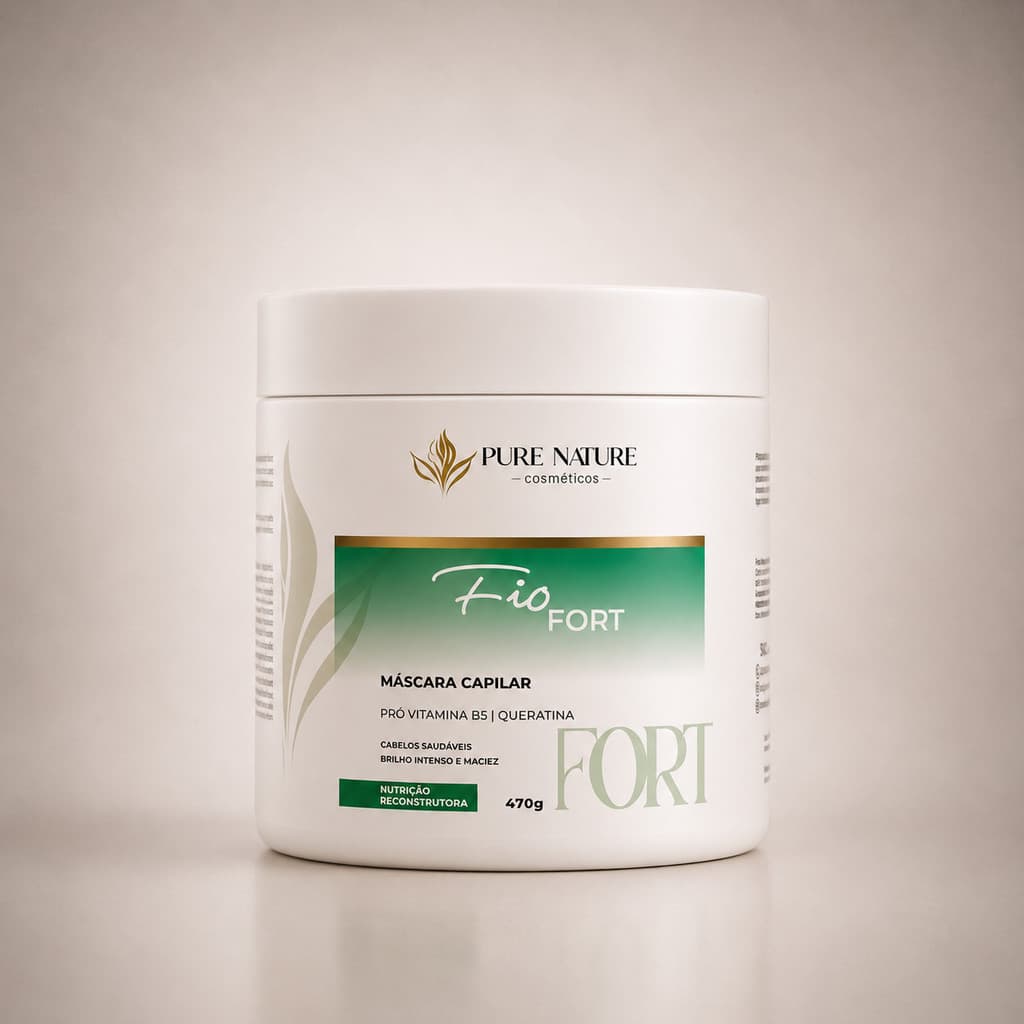 Máscara Capilar Nutrição Reconstrutora 470g Com Pró Vitamina B5 e Queratina Brilho Intenso