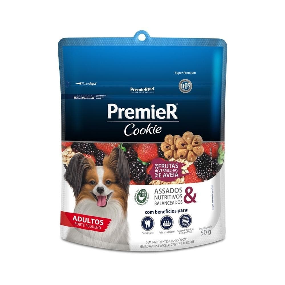 Premier Cookie 50Gr Adulto Peq Porte Frutas Vermel