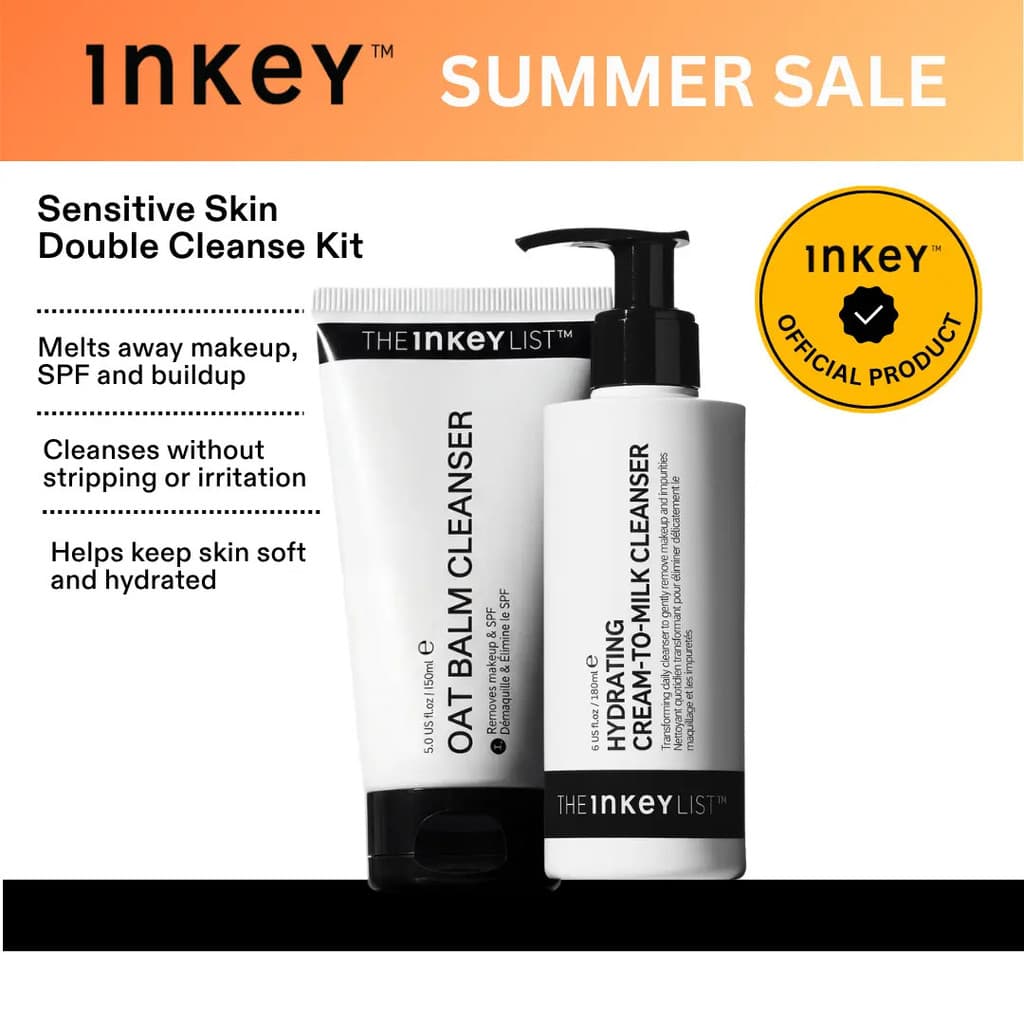 The INKEY List Double Cleanse Duo para Hidratação