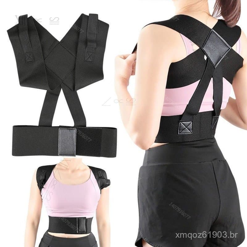 1PCS Novo Cinto Corretor de Postura Ajustável, Cinto de Correção Invisível, Suporte para Costas, Cinta para Treinamento