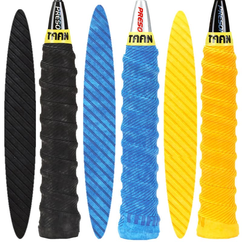 3-pacote taan Badminton mão borracha raquete de tênis quilha suor-absorvente cinta fosco vara de pesca alça H13