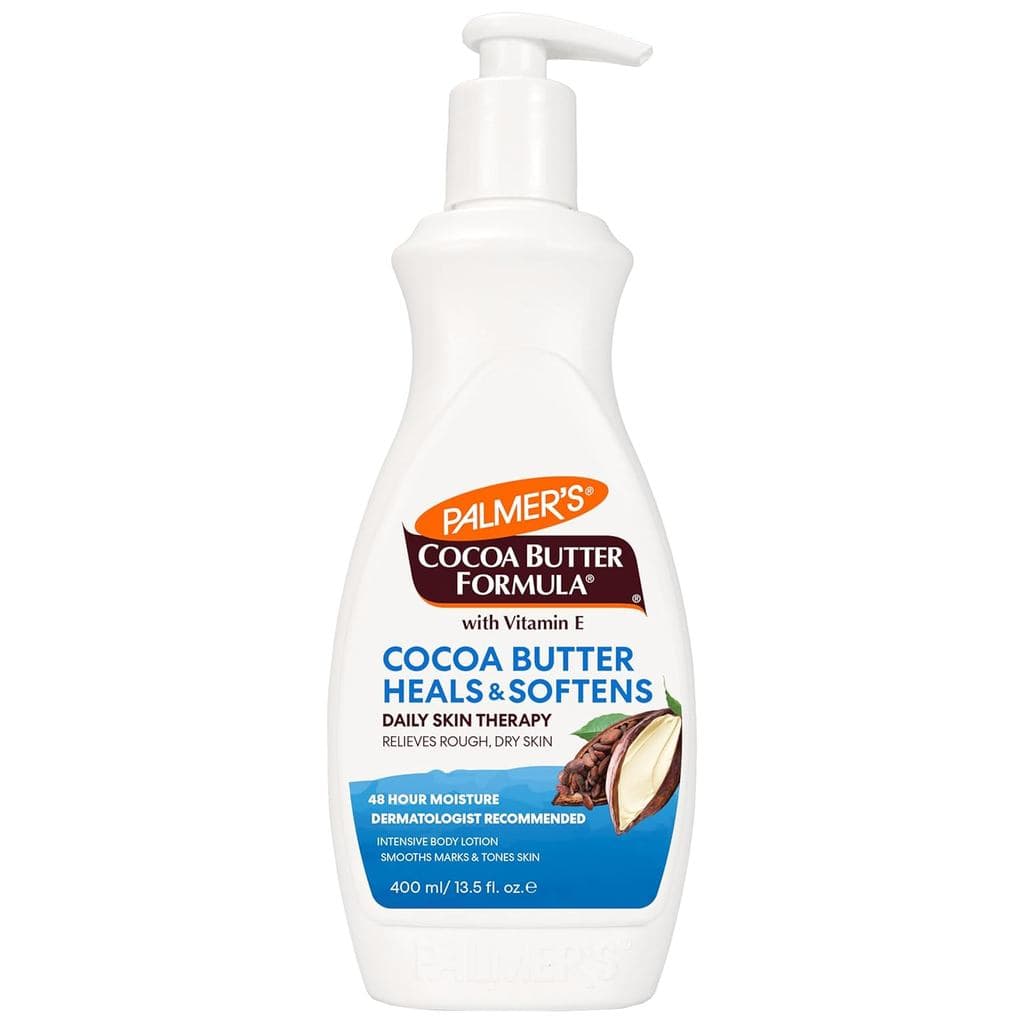 Loção Corporal Palmer's Cocoa Butter Formula Daily Skin Therapy para Pele Seca, Hidratante para Mãos e Corpo, Frasco com