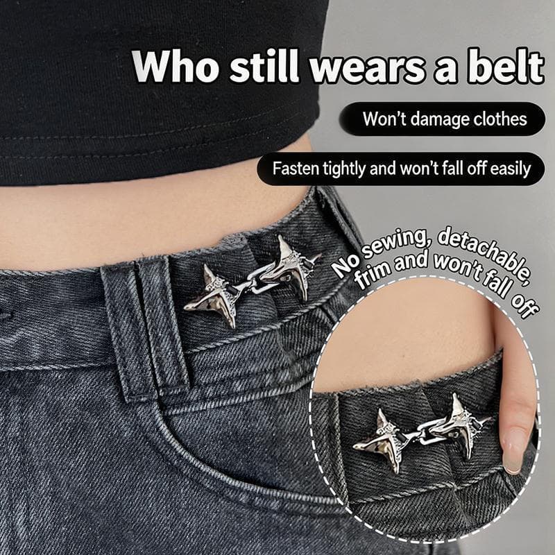 Decorador Ajustável Metal Cintura Bule Para Jeans Botão Seguro Apertador DIY Sem Costura Instalação Rápida Escola Ou Gua