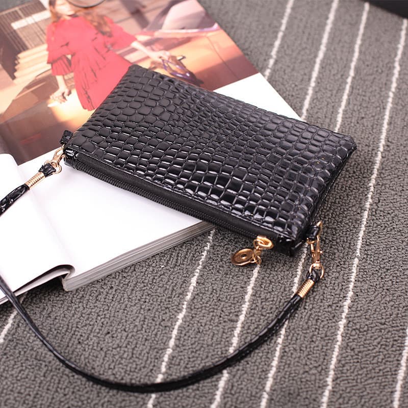 Bolsa feminina pequena 2026 novo estilo de um ombro crossbody feminino padrão de crocodilo bolsa crossbody