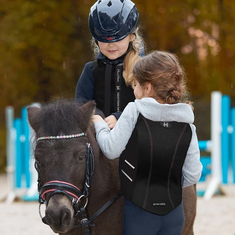 HelloHorse Armadura Equestre Infantil Armadura de Equitação Infantil Importada Colete de Proteção Equestre Armadura Infa