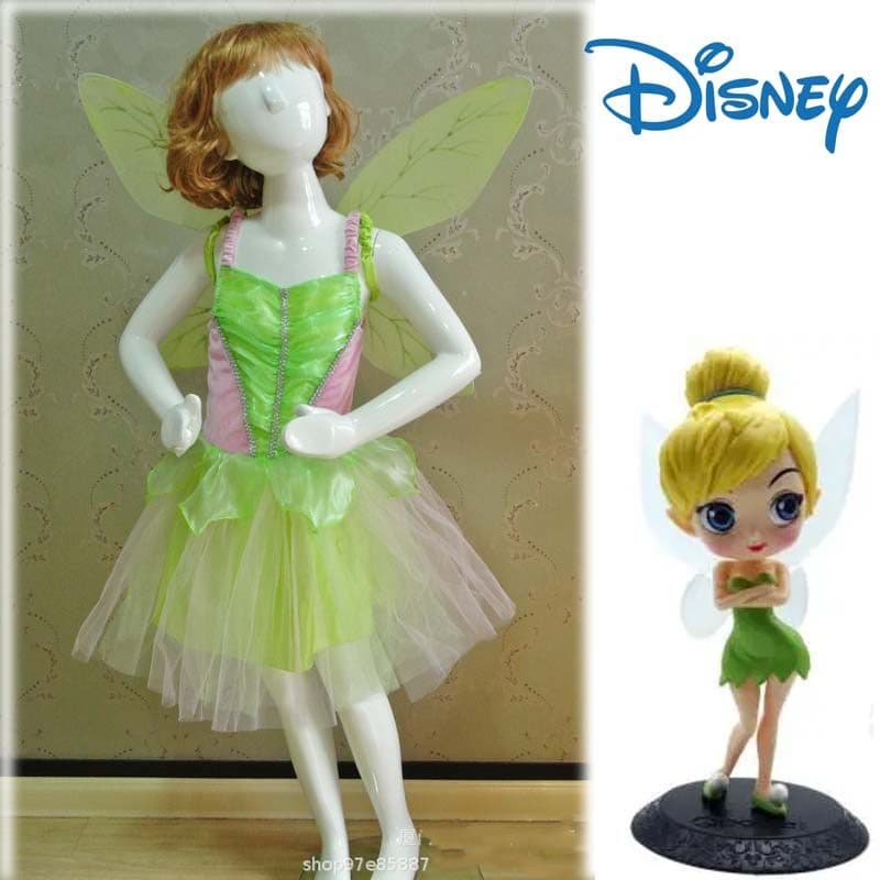 Crianças Tinker Bell Princesa Vestido Halloween Tinker Bell Show