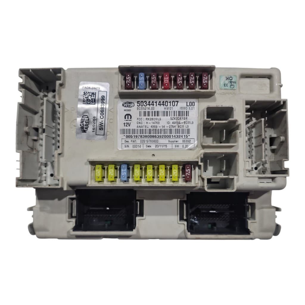 Modulo Bcm Fiat Toro - 503441440107 519783800