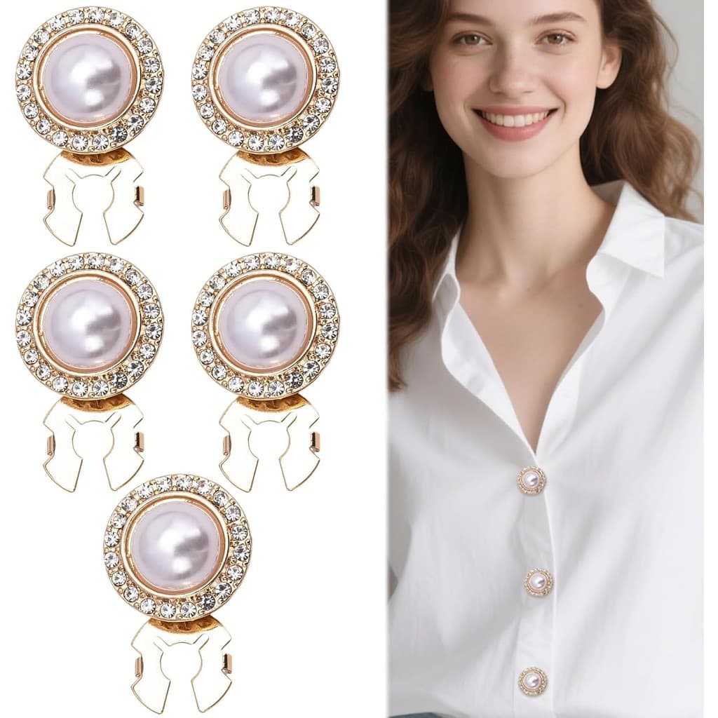 20mm Capas de Botão de Imitação de Diamante, 2 PCS para Mulheres/Homens, Blusas e Smokings, Camisa de Vestido Brilhant
