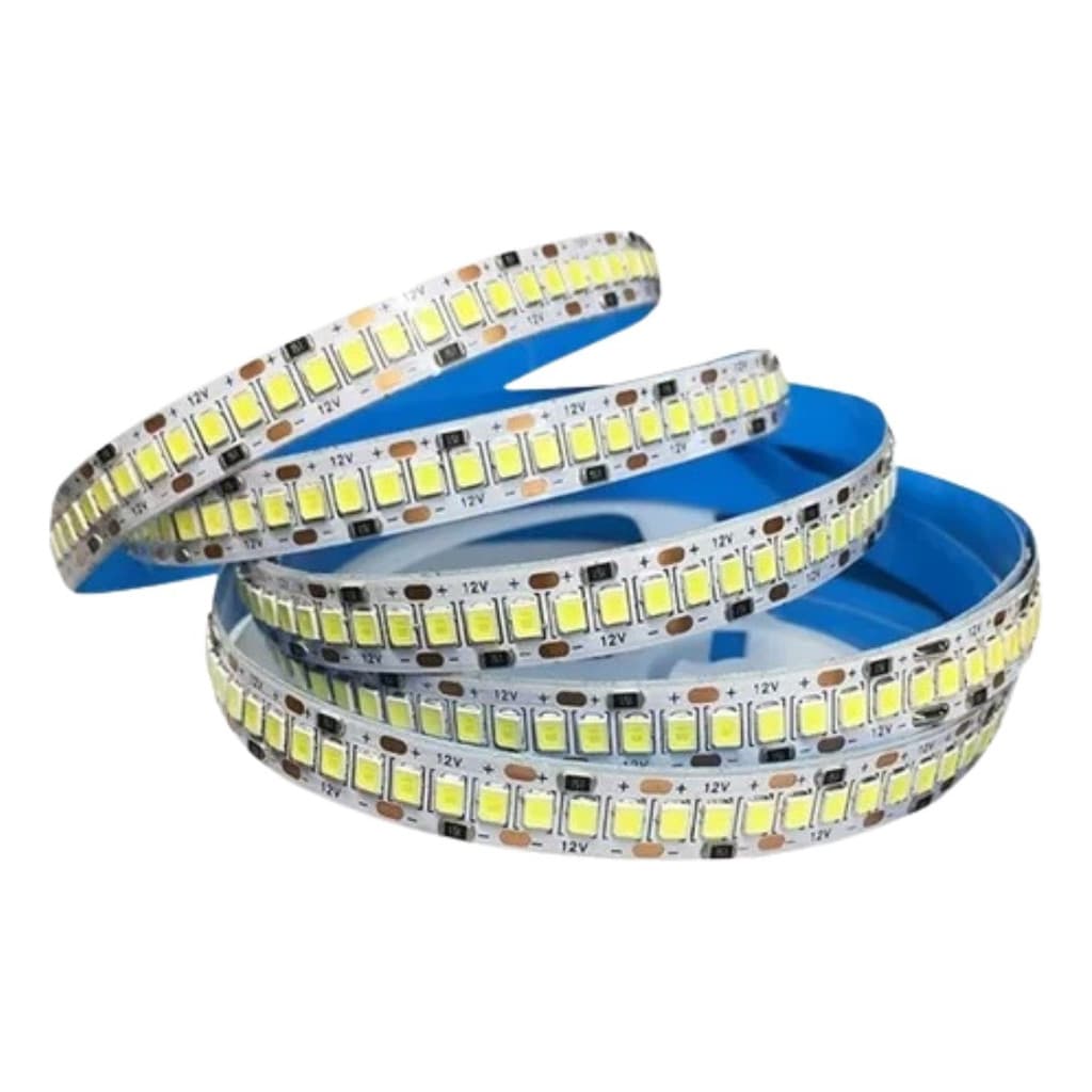 Fita Led 5 Metros 2835 12v Ip20 240leds 6500k