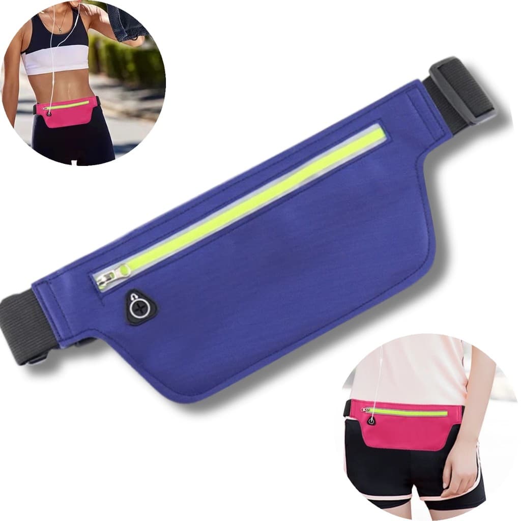 Pochete Sport Esportiva Ultra Slim Esporte Corrida Fitness Academia Masculina Feminina Impermeável Refletiva Passeio