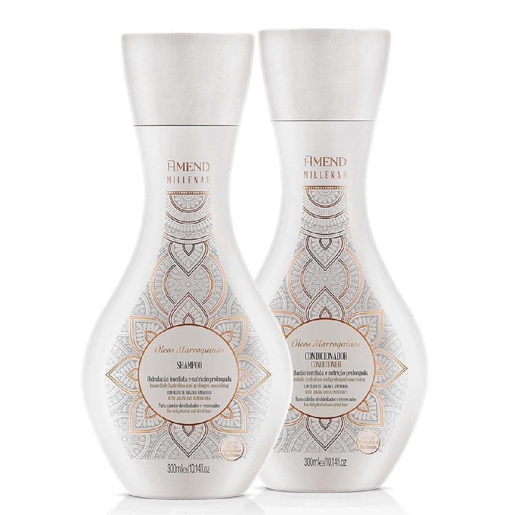 Kit Amend Millenar Shampoo E Condicionador Óleos Marroquinos