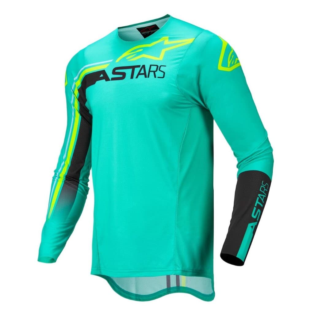 Alpines Supertech Blaze Jersey Motocross Ciclismo Respirável Manga Longa MTB Motocicleta Camiseta Para Homens Equitação