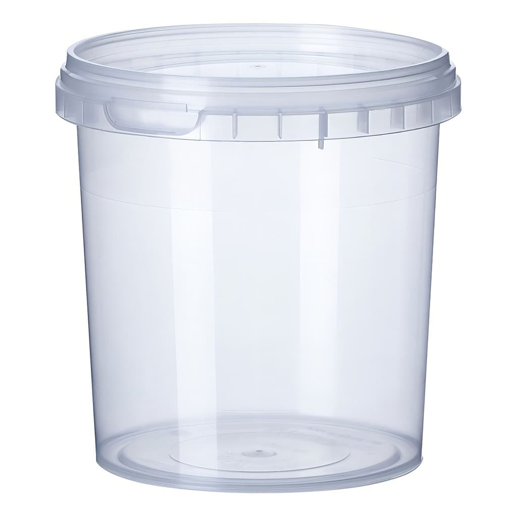 Potes Para Bolo no Pote 220ml Redondos Plástico Com Tampa – 100 Unid