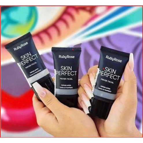 Kit 3 Pecas Primer Facial Ruby Rose Skin Perfect HB-8086