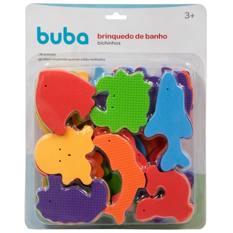 Brinquedo De Banho Buba Bichinhos Animais Do Mar EVA 36 Uni